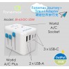 Fonemax 35W Journey Adapter 5 Ports 快充 旅行充電器