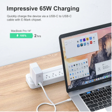LDNIO A2620C 65W PD 雙充 快速充電器 ( USB-C + USB-A ) 