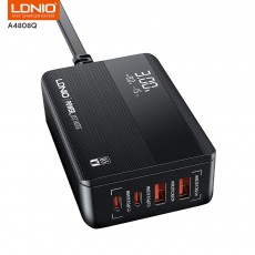 LDNIO A4808Q 65W GaN PD 四充 快速充電器  ( USB-C x 2 + USB-A x 2 ) 