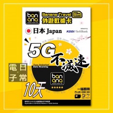 Banana (日本) 無限任用 10日不限速