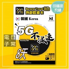 Banana (韓國) 無限任用 8日不限速