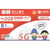 中國聯通 (南韓) 每日2GB 8日卡