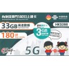 中國聯通 (中國澳門) 36GB 180日 半年卡