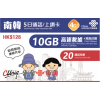 中國聯通 (南韓) 10GB 5日通話卡