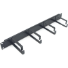 Ultima UK Cable Management Panel 4 Vertical Rings, Black, 1U (778814)