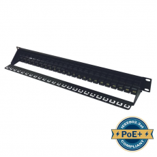Ultima UK Cat.6 24 Port Through Coupler Patch Panel (788079)