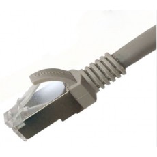 Ultima UK Cat.6A S/UTP LZSH Moulded Boot 26AWG Patch Leads, Grey