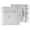 Ultima Flat Faceplate with integral keystone shutter