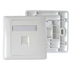 Ultima Flat Faceplate with integral keystone shutter