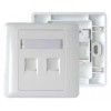 Ultima Flat Faceplate with integral keystone shutter