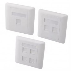 Ultima Flat Faceplate with integral keystone shutter