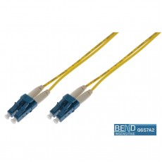Ultima UK OS2 LC-LC Fibre Patch Leads, Yellow