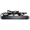 Ultima UK Power Distribution Unit, Horizontal, 8way 13A UK socket C14 Plug