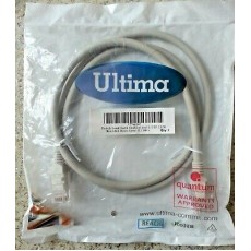 Ultima UK Cat.6 UTP LZSH Moulded Patch Leads, Grey