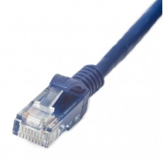 Ultima UK Cat.6 UTP LZSH Moulded Patch Leads, Dark Blue