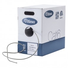 Ultima UK Cat.6 UTP 4 Pairs CM Cable, Grey, 305m/box