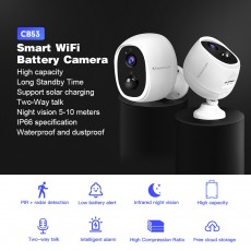 VSTARCAM 戶外防水太陽能充電式 IPCAM (CB53-TZ)
